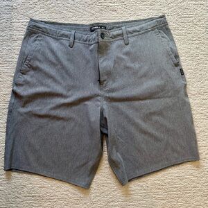 O'Neill Men's Charcoal Flat Front Shorts